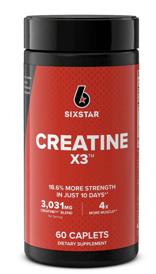 Six Star Pro Nutrition Creatine Caplets, 60 Ct