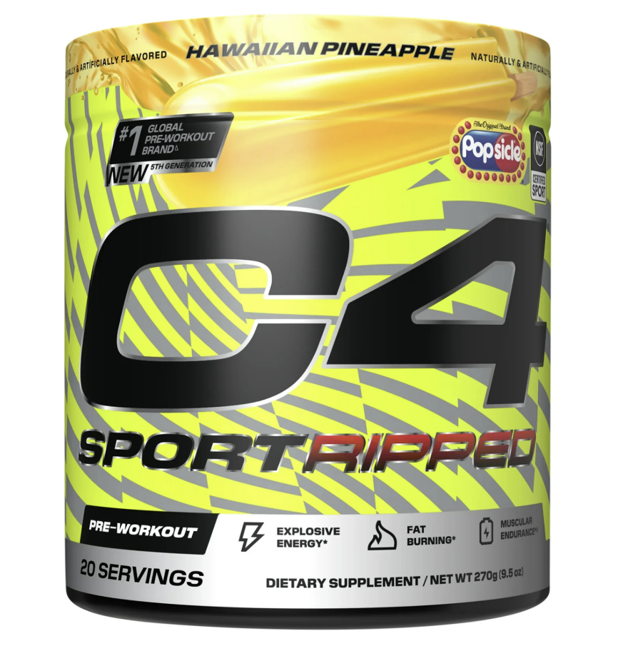 Cellucor C4 Sport Ripped Pre-Workout Powder,20 Servings