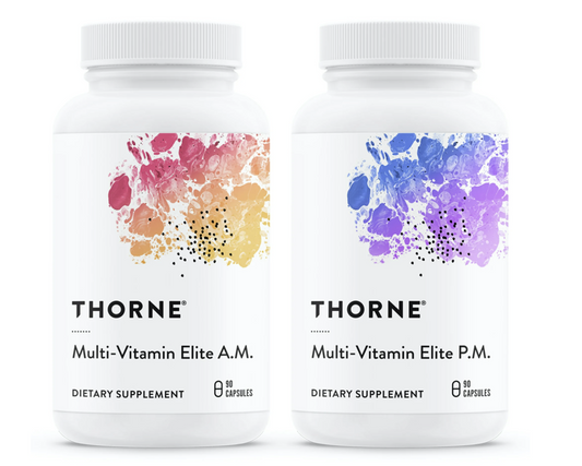 Thorne Multi-Vitamin Elite, Daily Nutritional Supplement, Supports Cellular Energy Production and Supports Restful Sleep, 180 Capsules, 30 Servings