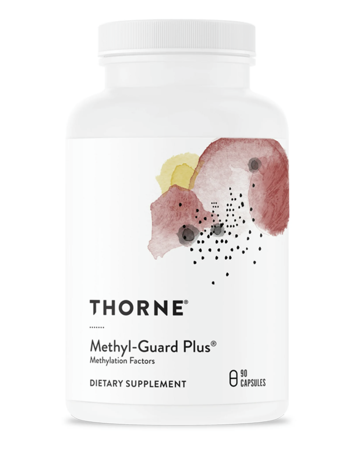 Thorne Methyl-Guard Plus - Active folate (5-MTHF) with Vitamins B2, B6, and B12 - Supports methylation and Healthy Level of homocysteine - Gluten-Free, Dairy-Free, Soy-Free - 90 Capsules