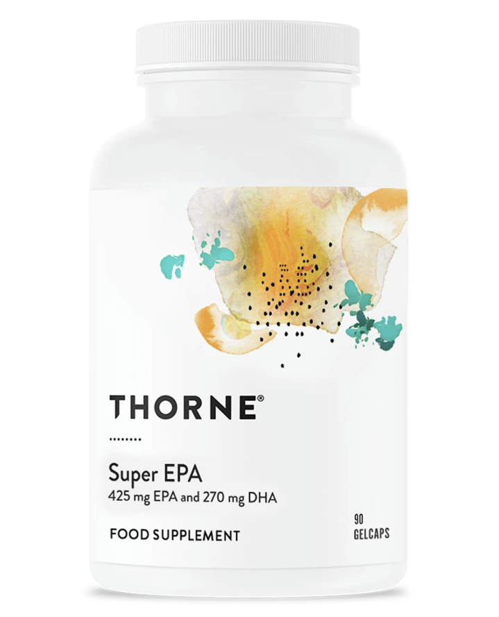 Thorne Research, Super EPA, Concentrated Omega-3 Fatty Acid, 90 Gelcaps