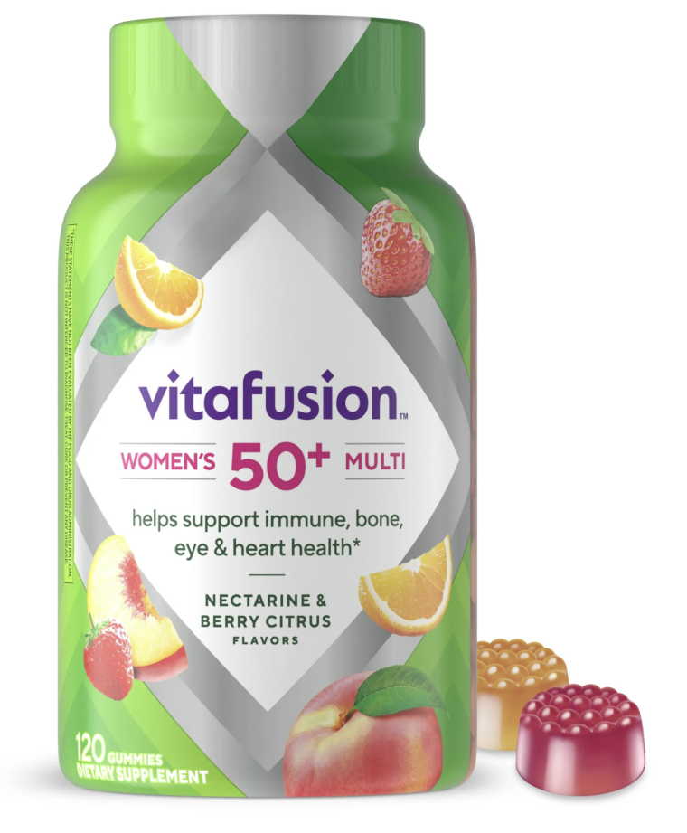 Vitafusion Women's 50+ Daily Multivitamin, Gummy Vitamins, 120 Ct