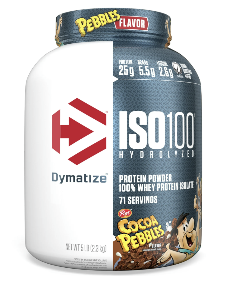 Dymatize ISO100 Hydrolyzed Whey Isolate Protein Powder, Gourmet Chocolate, 5 lb