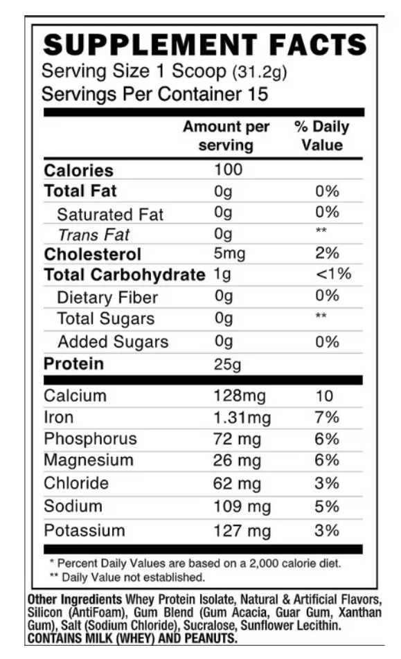 Raw Nutrition BUM Itholate Protein Powder, Growth & Recovery, Chocolate Peanut Butter, 15 Servings