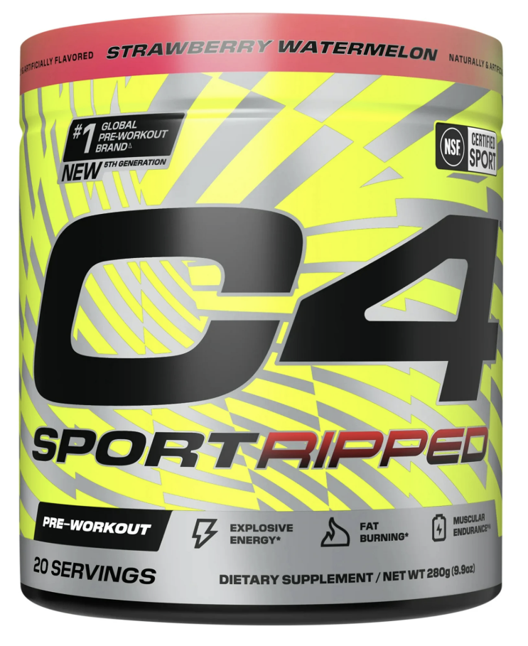 Cellucor C4 Sport Ripped Pre-Workout Powder,20 Servings