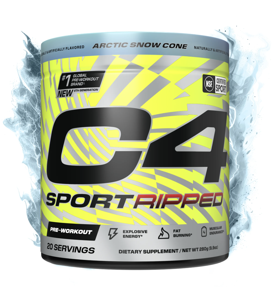 Cellucor C4 Sport Ripped Pre-Workout Powder,20 Servings