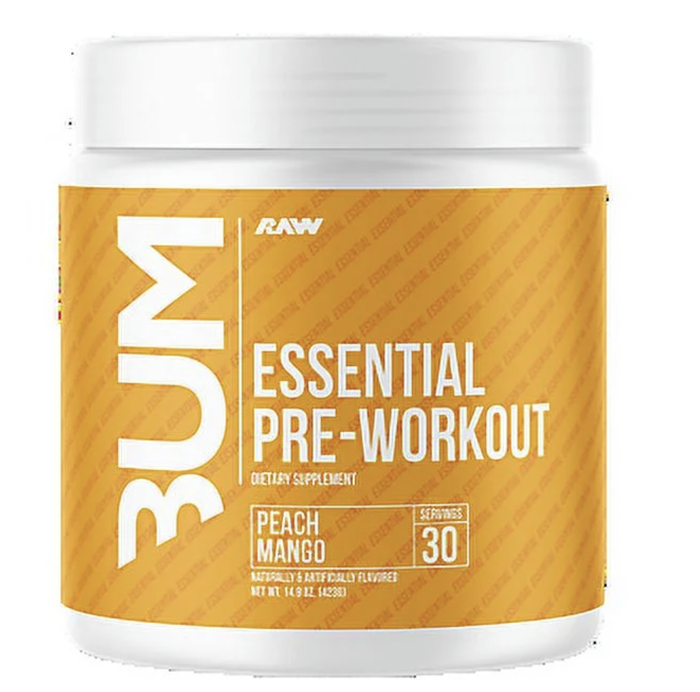 RAW Nutrition Essential Pre Workout Powder, 30 Servings