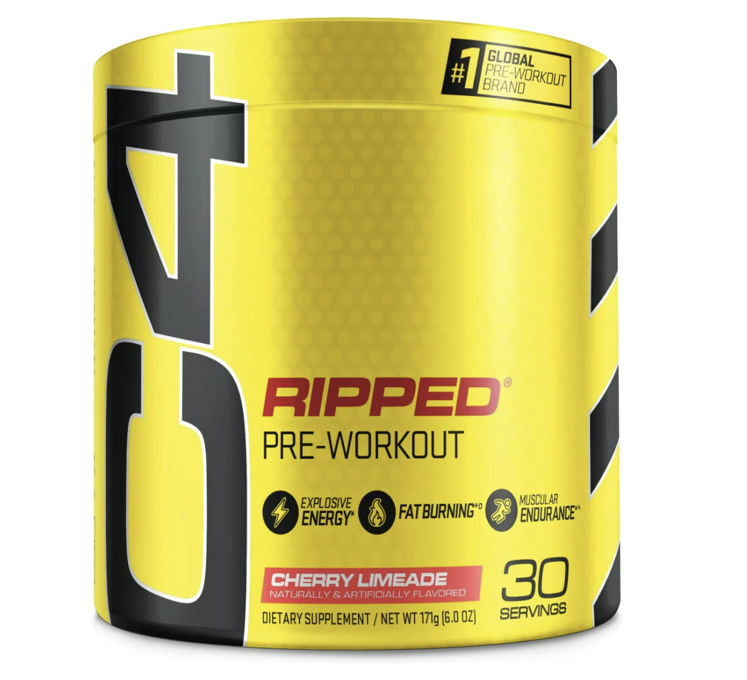 Cellucor C4 Ripped Pre-Workout Powder, 30 Servings