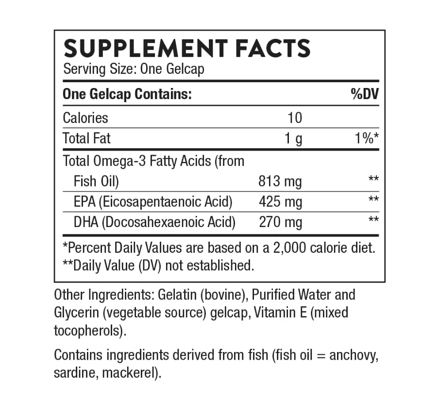 Thorne Research, Super EPA, Concentrated Omega-3 Fatty Acid, 90 Gelcaps