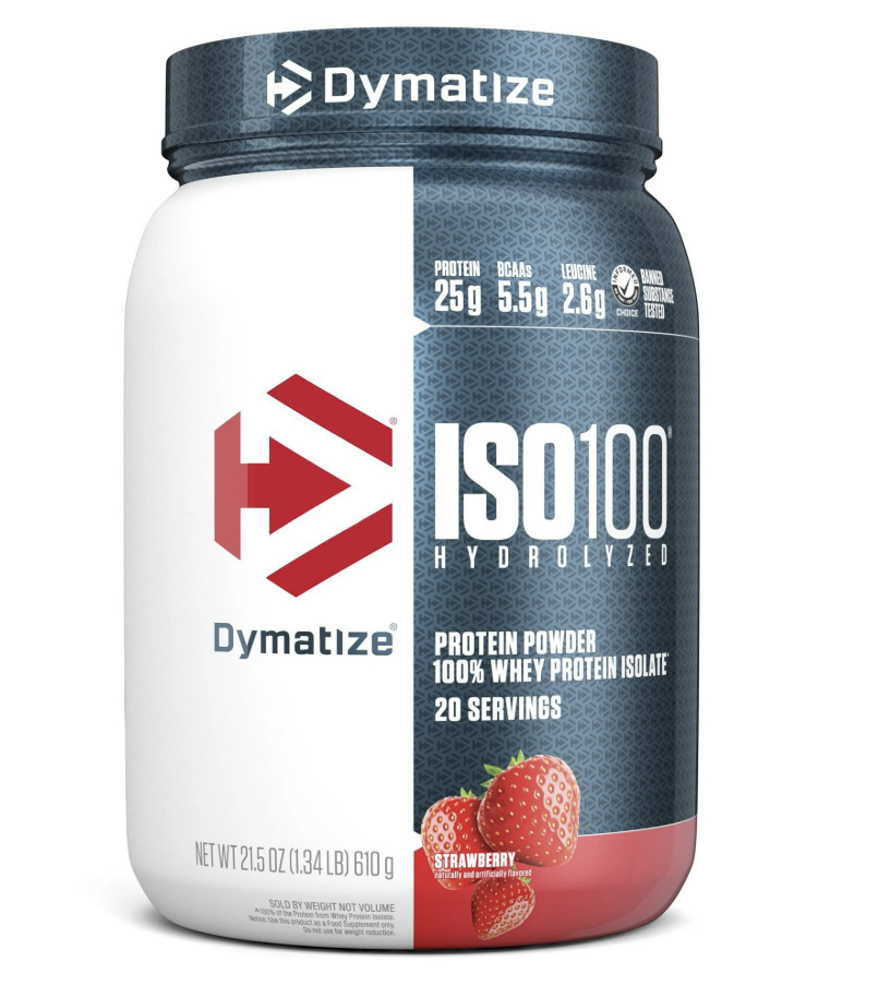 Dymatize ISO100 Hydrolyzed Whey Isolate Protein Powder, Gourmet Chocolate, 5 lb