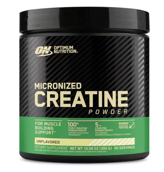 Optimum Nutrition, Micronized Creatine Powder, Unflavored 60 Servings